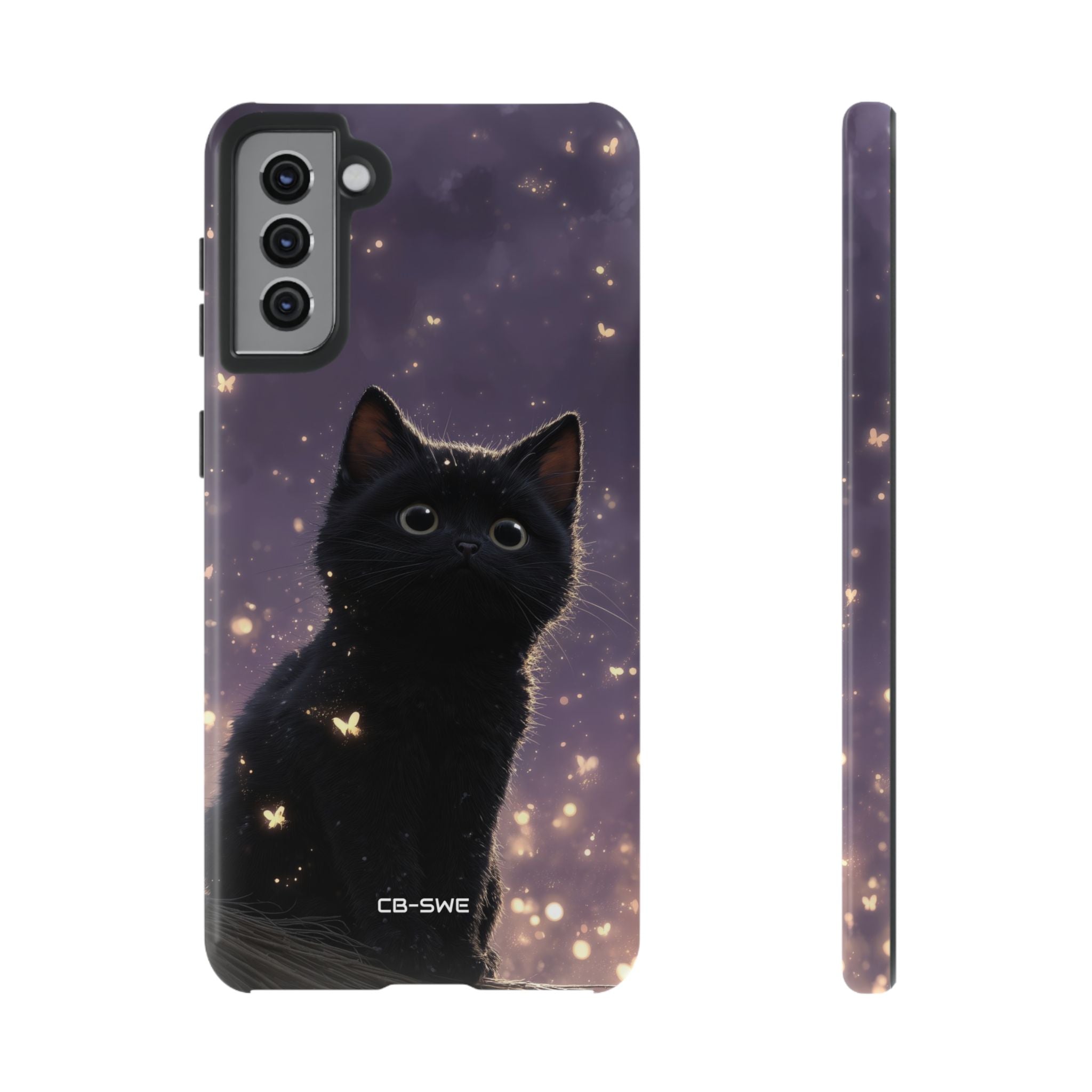 Whimsical Cat Soars - Samsung Case