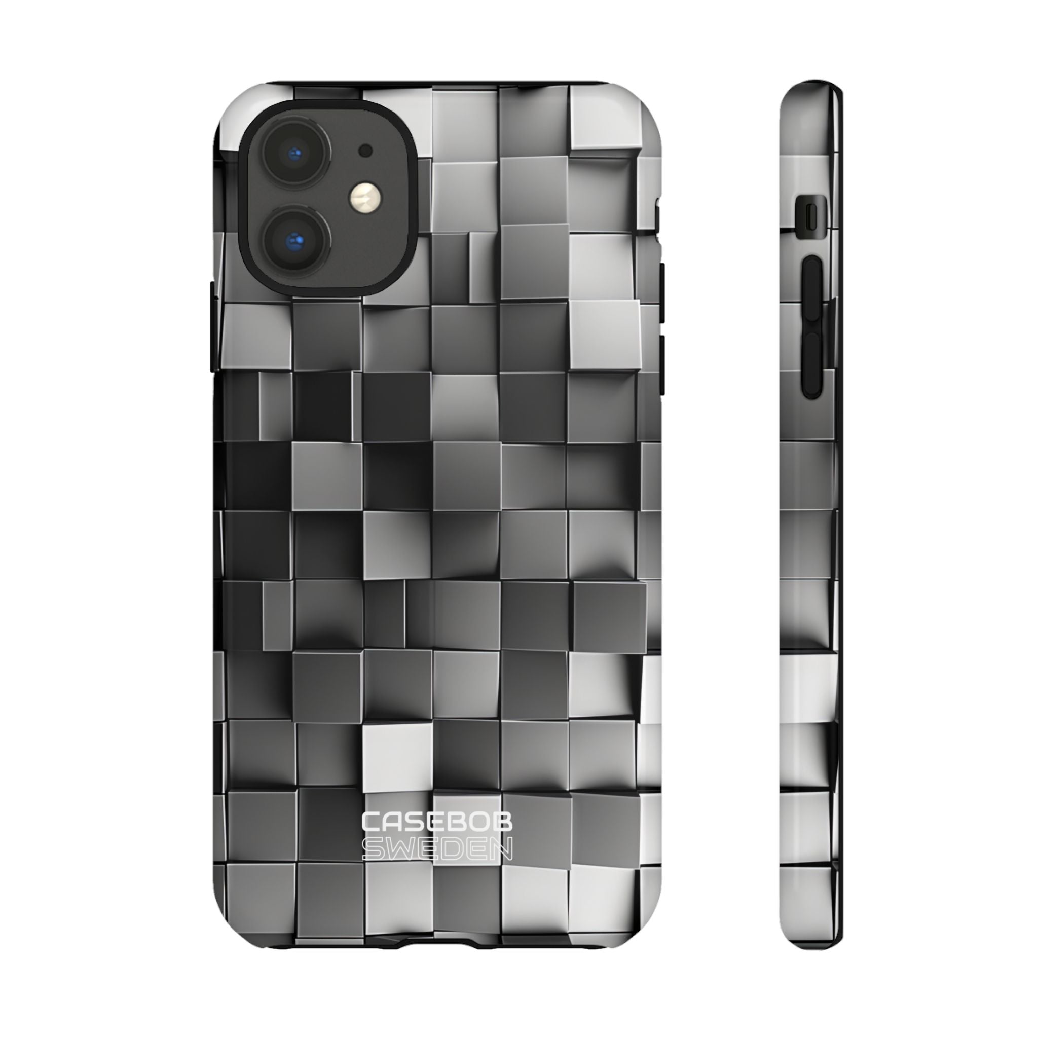 Monochrome Cube Depth iPhone 11 - Tough