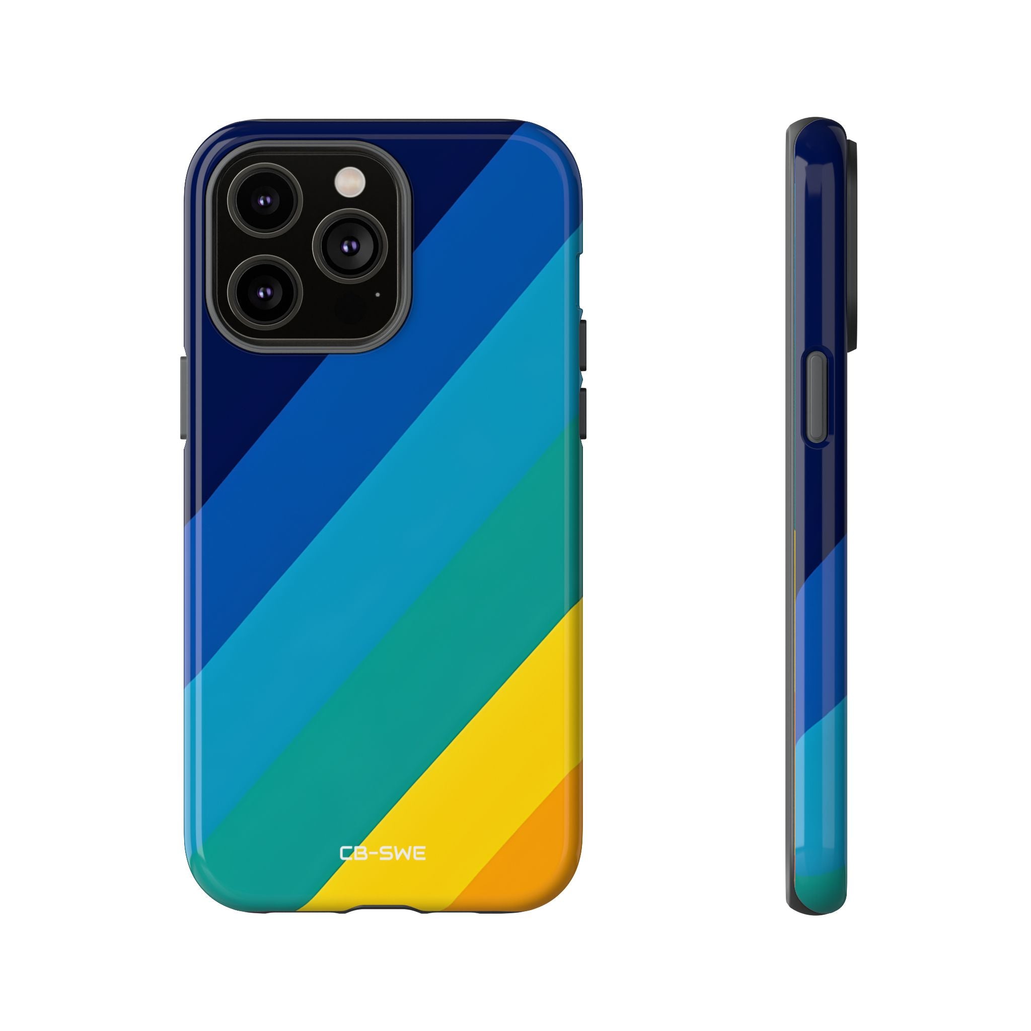 Diagonal Color Spectrum - iPhone Case