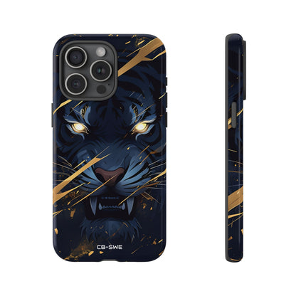 Tiger's Glowing Gaze - iPhone Case