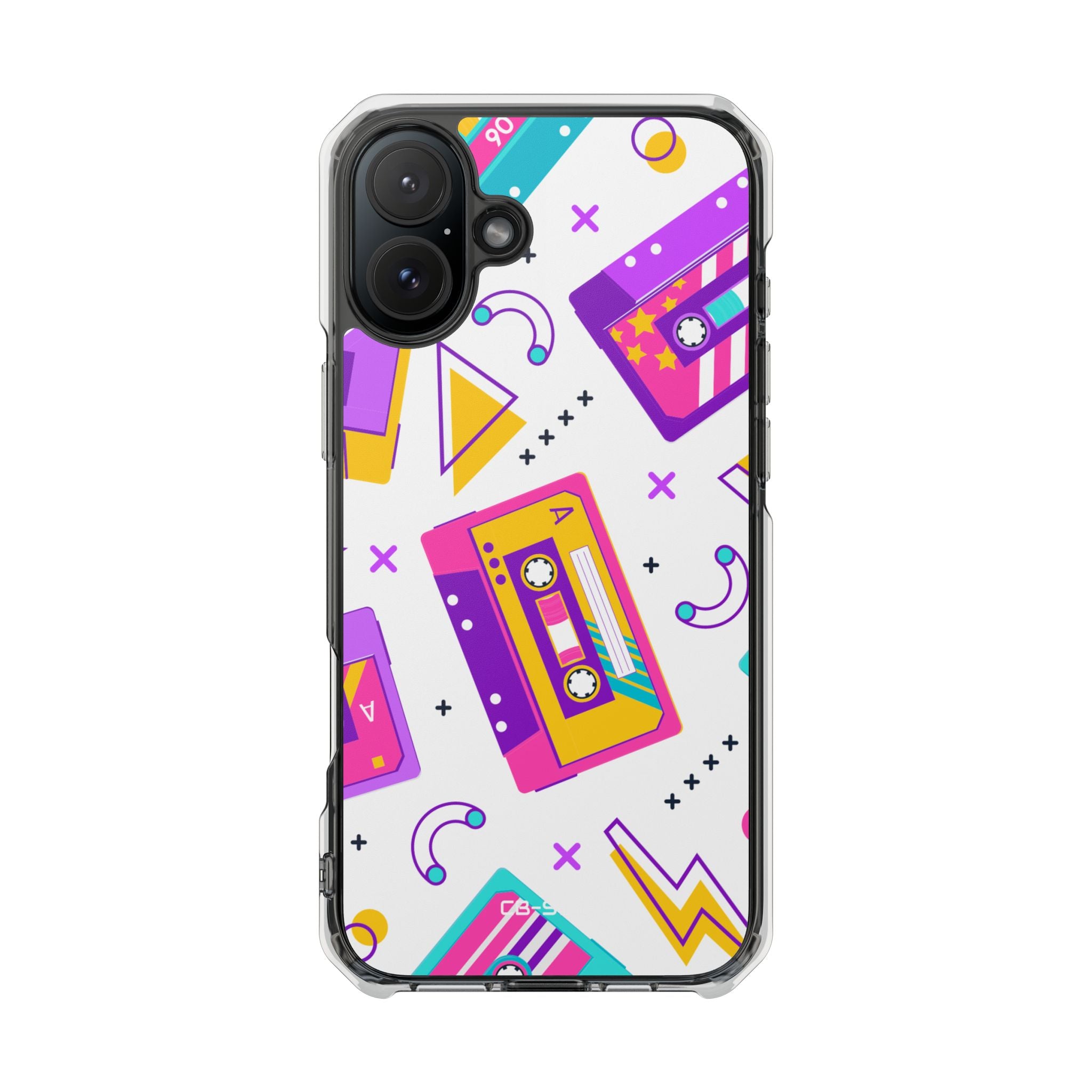 Retro Cassette Chaos iPhone Case - Impact