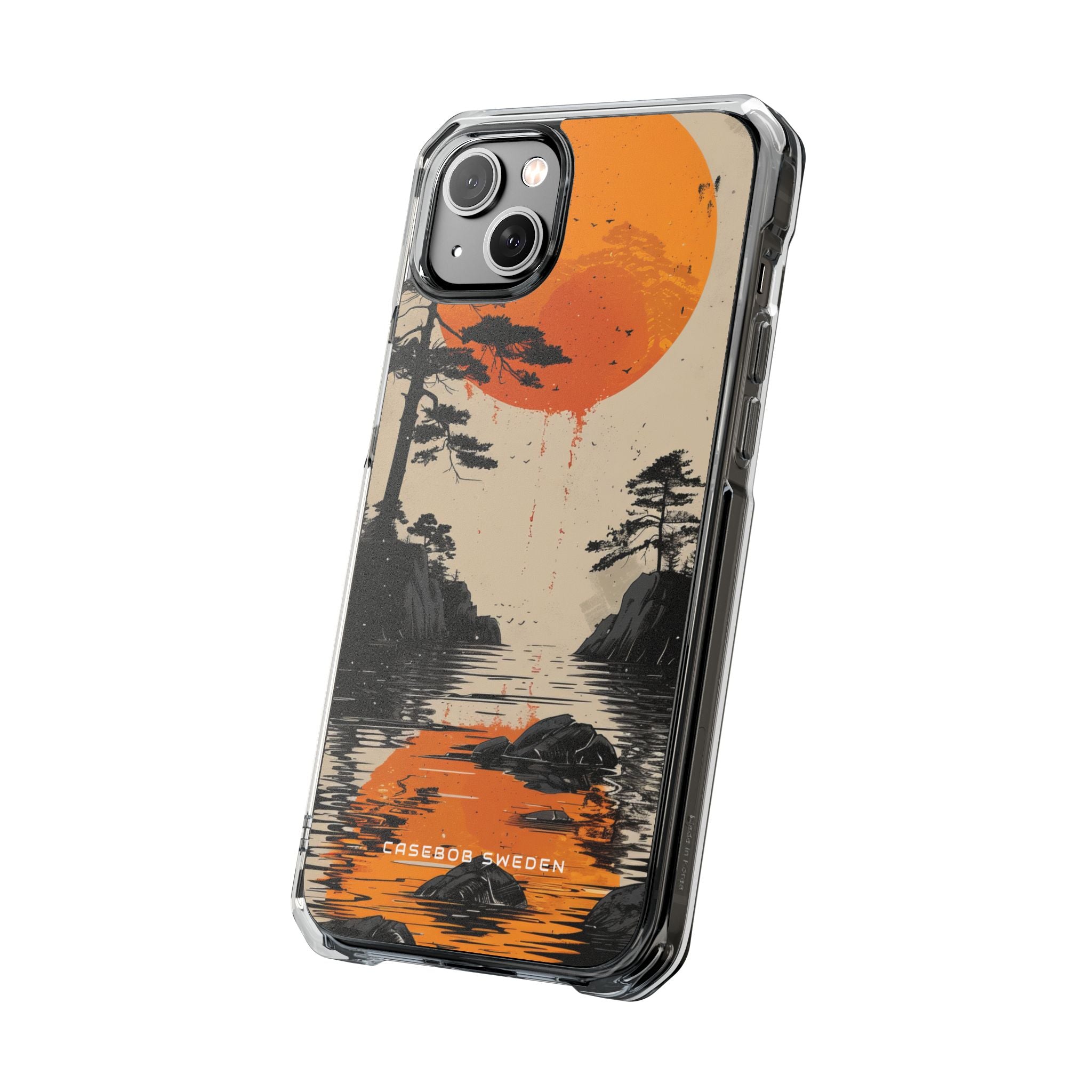 Zen Serenity Sunscape iPhone 14 - Clear Impact Phone Case