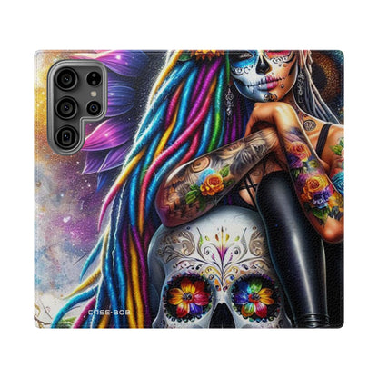 Skull Bloom - Samsung S23 Ultra Case - Wallet