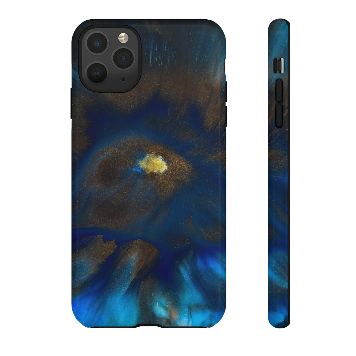 Space Galaxy Ink Art iPhone Case (Protective) iPhone 11 Pro Max Glossy Phone Case