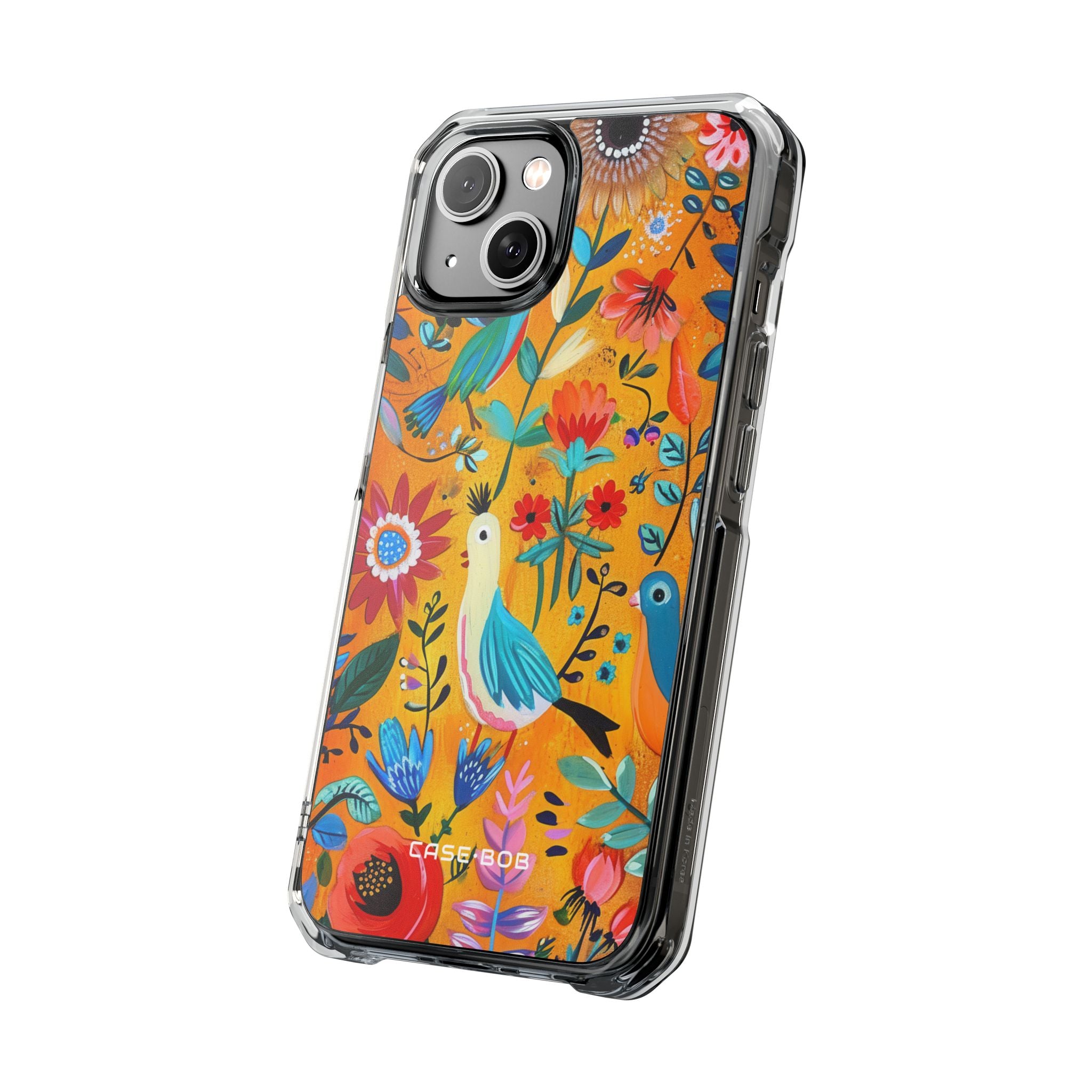Colorful Birds Bloom iPhone 14 Case - Impact
