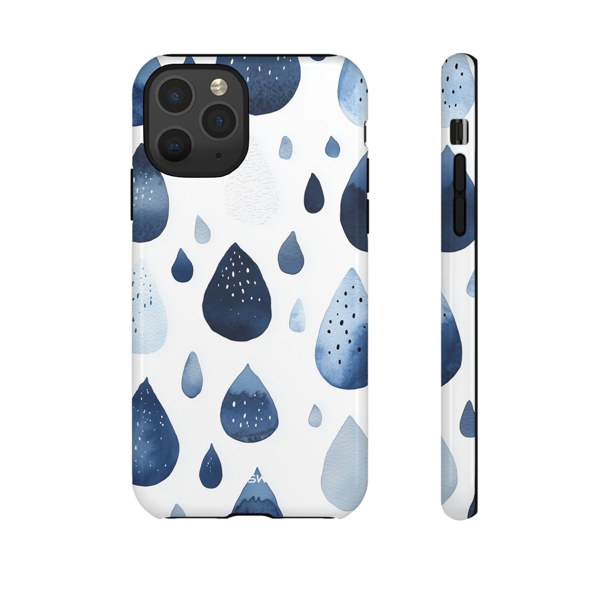 Droplets Flow Softly - iPhone Case