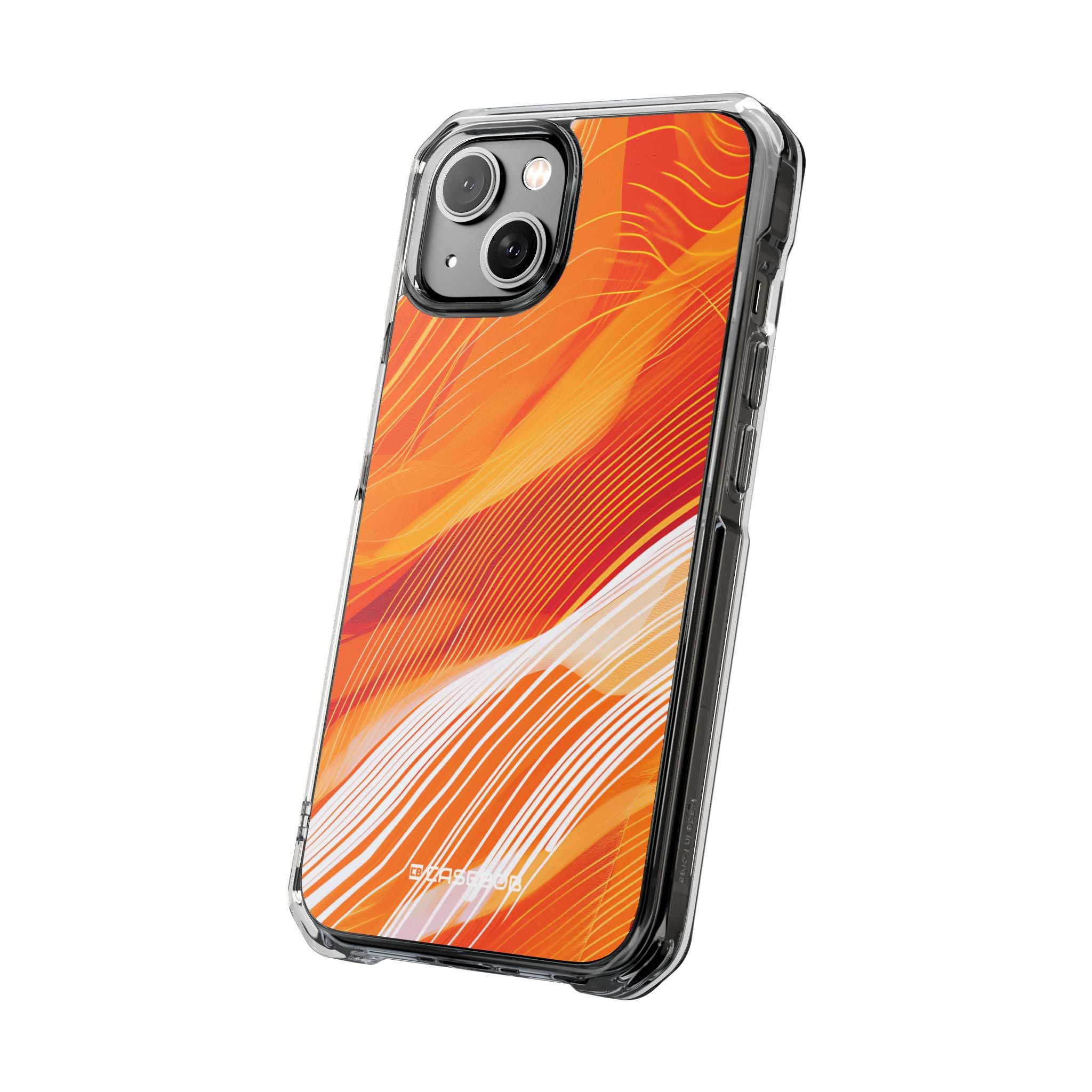 Pantone Tangelo  - Clear Impact Case for iPhone