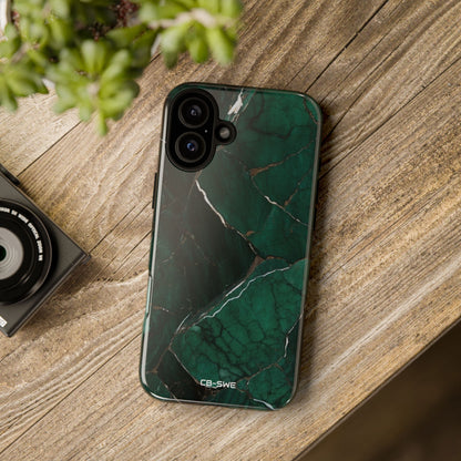 Emerald Veins Flow - iPhone Case