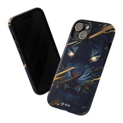 Tiger's Glowing Gaze - iPhone Case