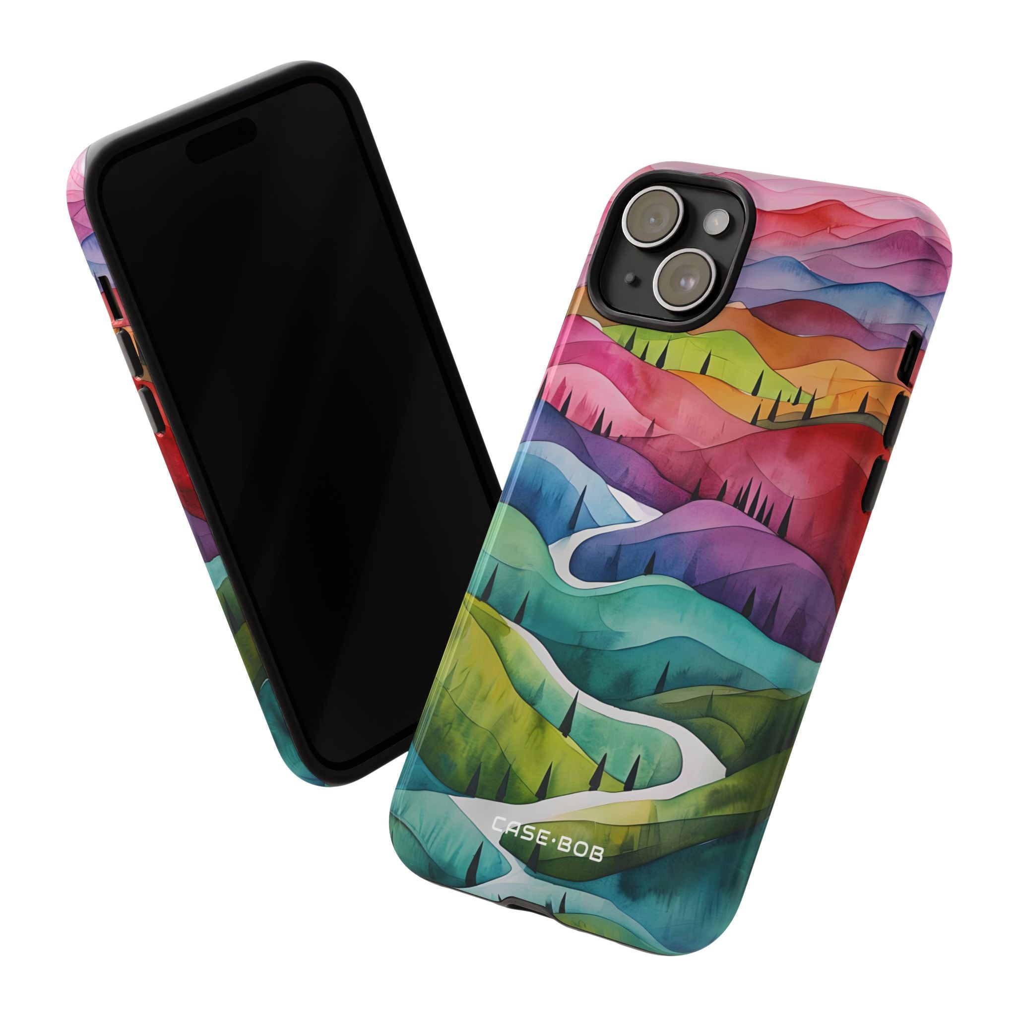 Winding Verdure iPhone 15 Plus Case - Tough