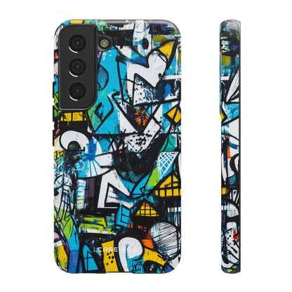 White Ripple Drift Samsung S22 Case - Tough