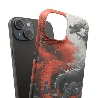 Zen Dragon Harmony iPhone 15 - Slim Phone Case