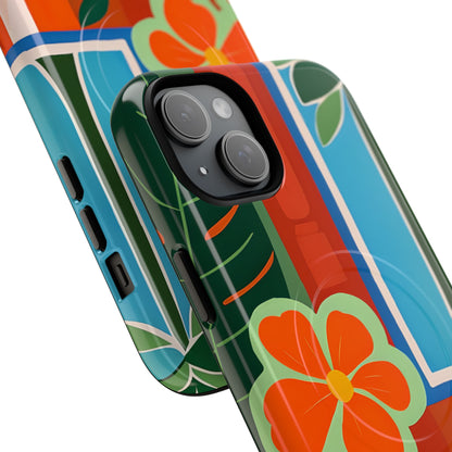 Orange Blossom Burst iPhone 15 Plus Case - Tough+