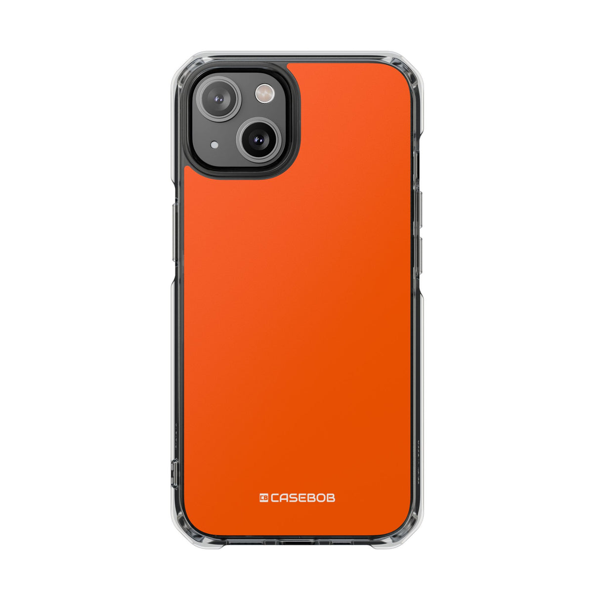 Orange Crayola | Handyhülle für iPhone (Clear Impact Case – magnetisch) 