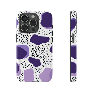 Purple Dots Elegance Case - Schutzhülle fürs Handy