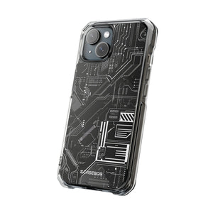 Circuit Overdrive - Phone Case for iPhone (Clear Impact - Magnetic)