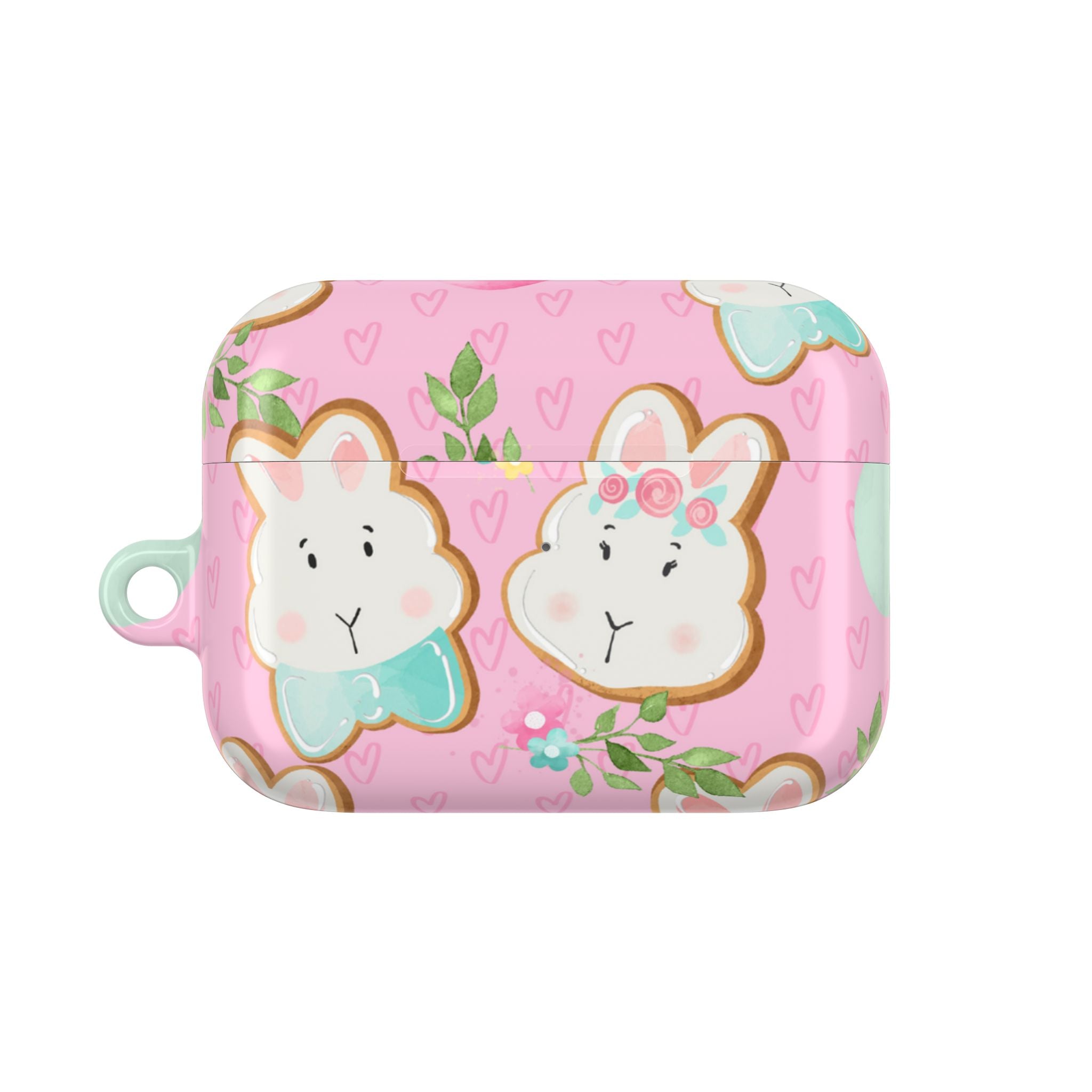 Blushing Bunny Bloom - AirPods Case