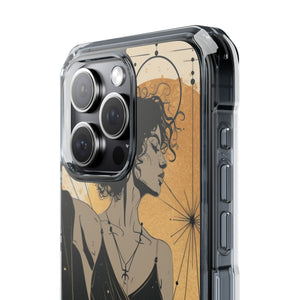 Celestial Elegance – Handyhülle für iPhone (Clear Impact – Magnetisch)