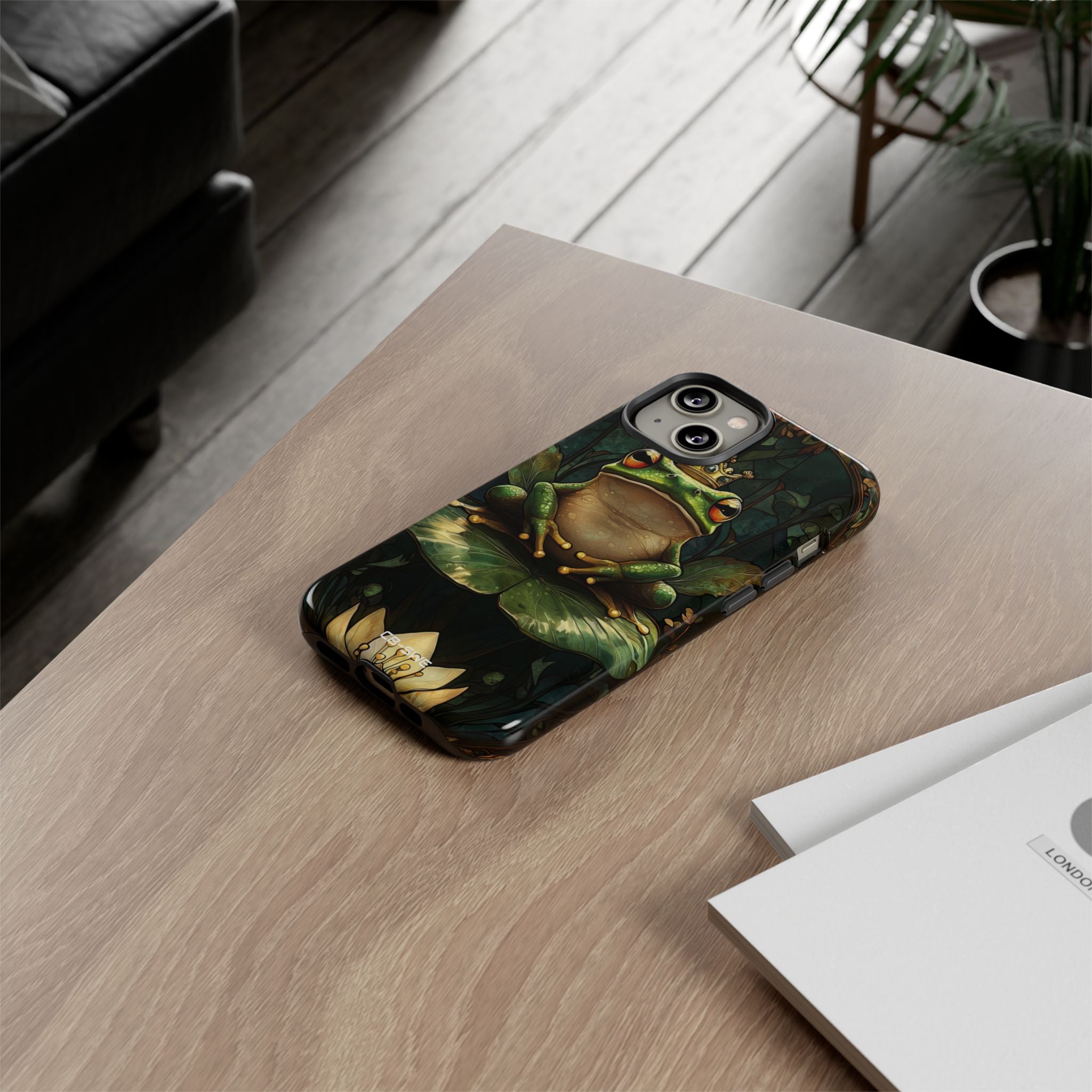 Crowned Frog Rests - iPhone Case
