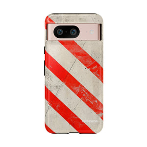 Crimson Line Minimalism - Protective Phone Case