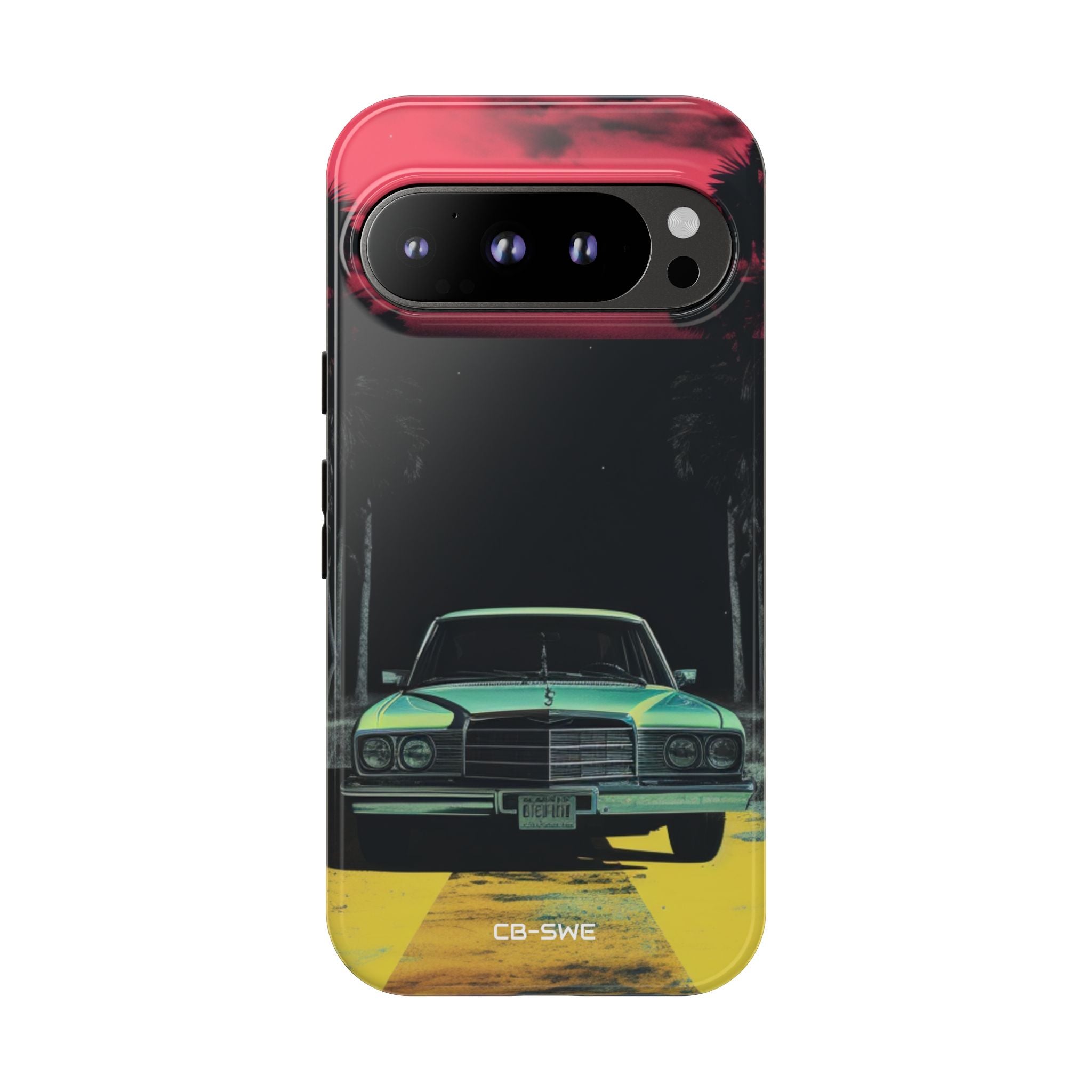 Retro Futuristic Nightscape - Google Pixel Case