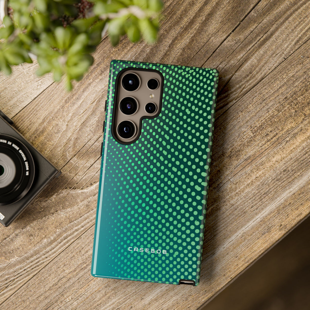 Green Dot Harmony - Protective Phone Case