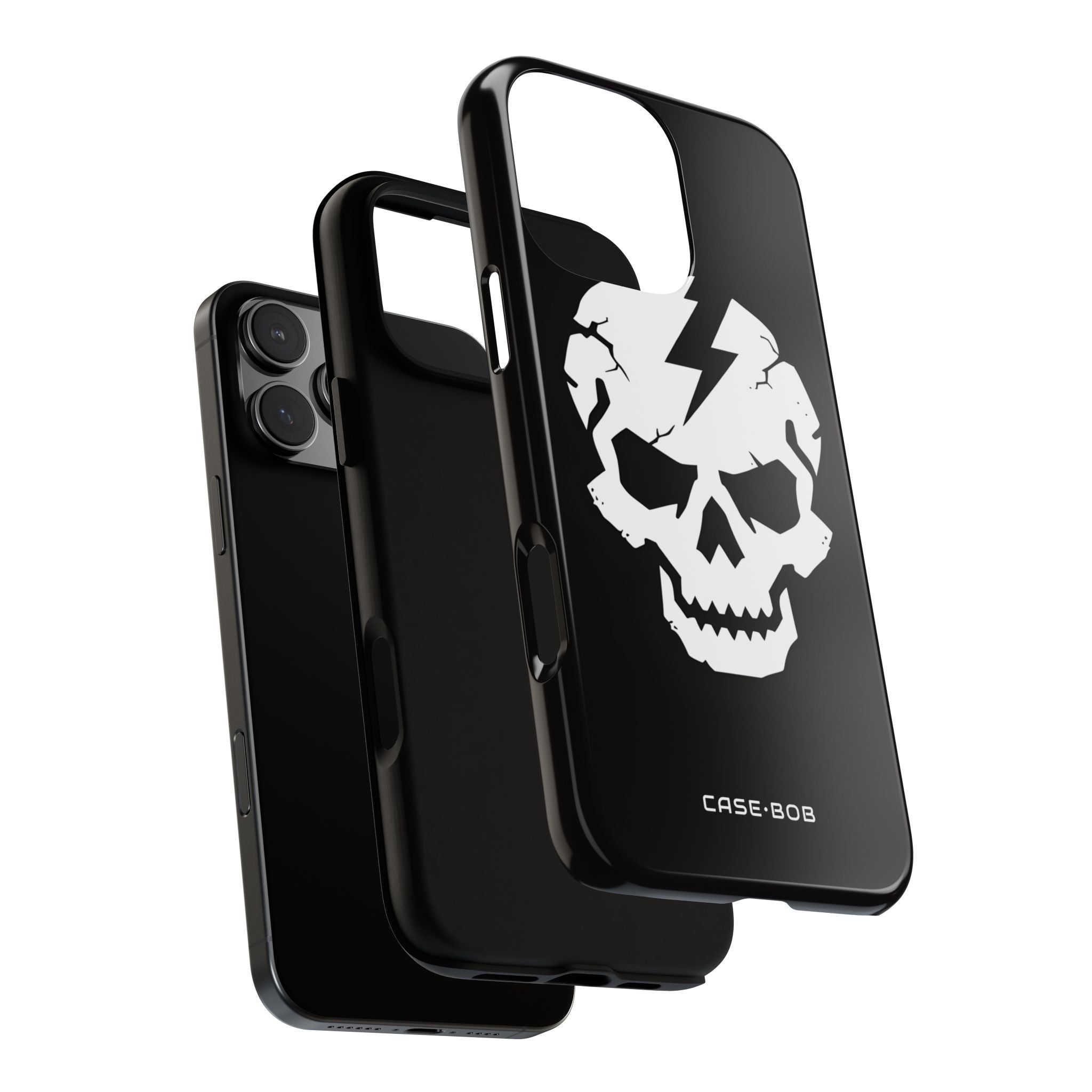 Lightning Skull iPhone 16 Pro Max Case - Tough