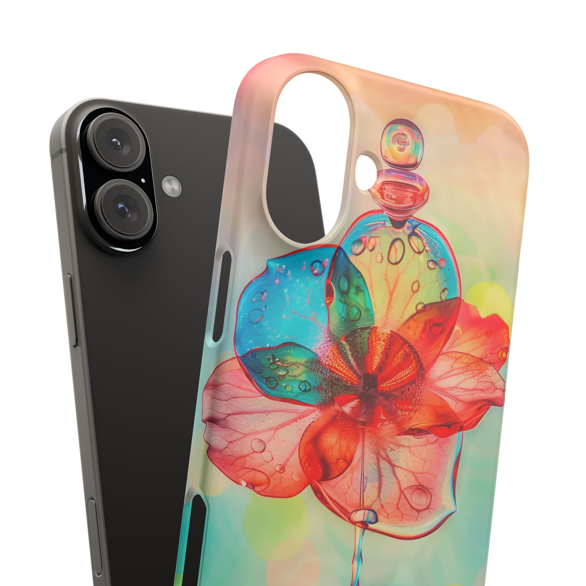 Ethereal Glass Flower iPhone 16 - Slim Phone Case