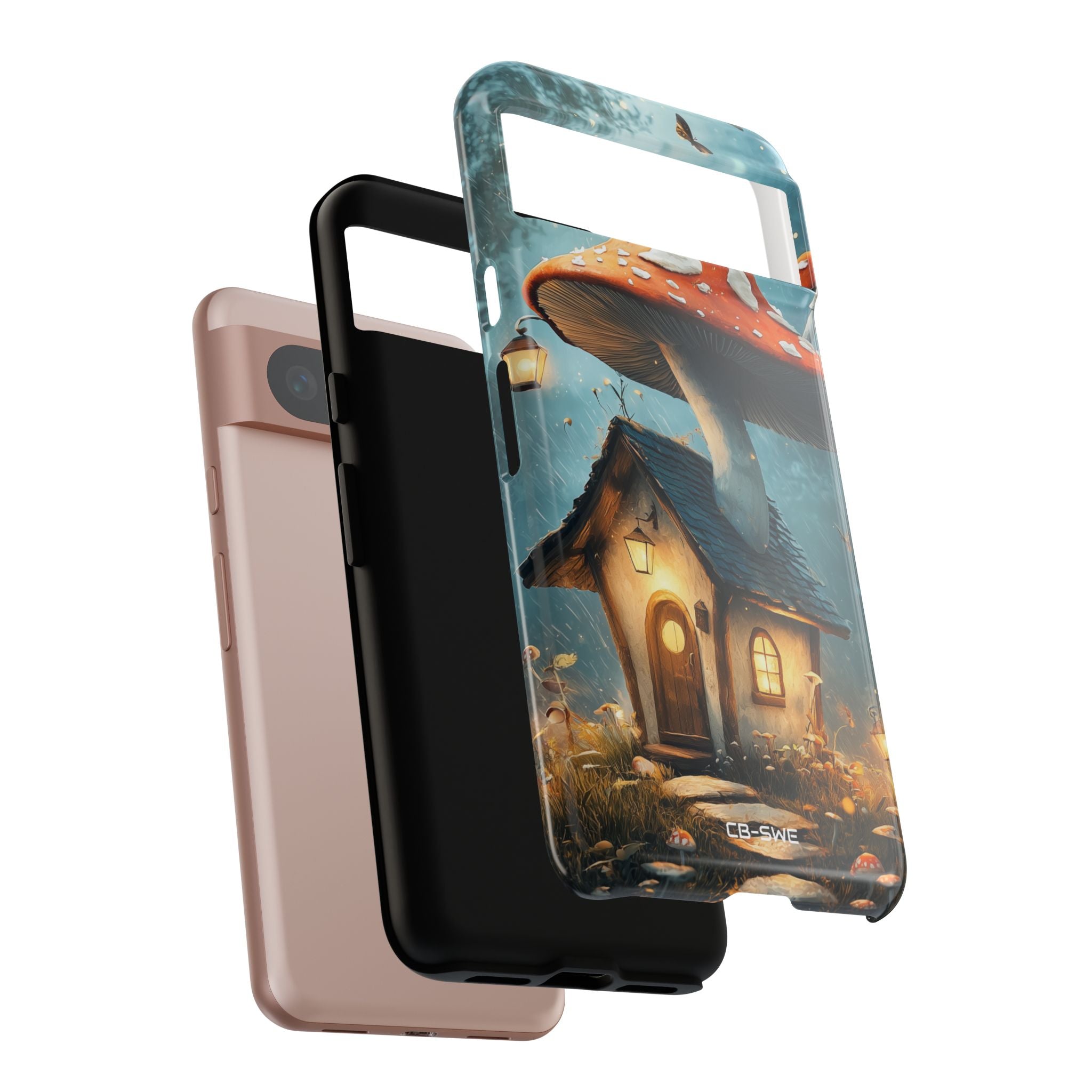 Mushroom House Glows - Google Pixel Case