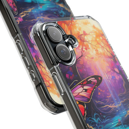 Enchanted Butterfly Forest iPhone Case - Impact