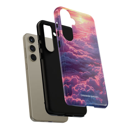 Pink Purple Clouds - Tough Samsung S24 Phone Case