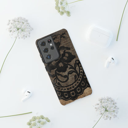 Broomrose Gothic Flower - Protective Phone Case