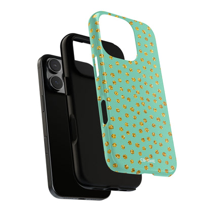 Golden Dots Dance - iPhone Case