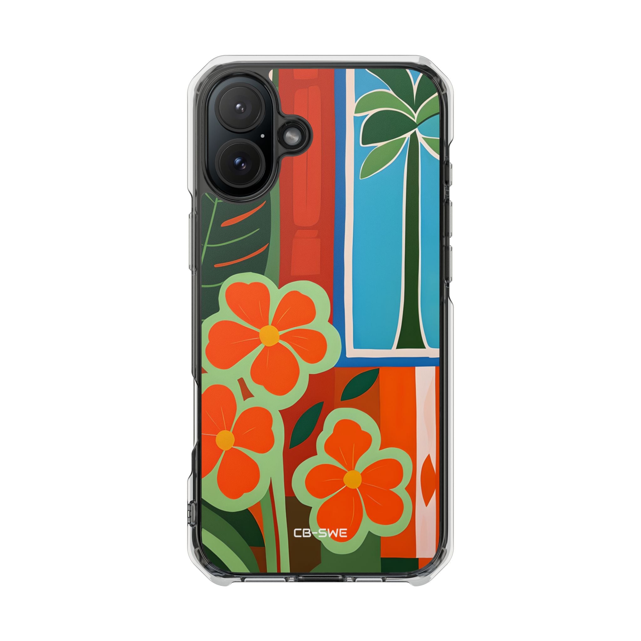 Tropical Geometry Harmony iPhone Case - Impact