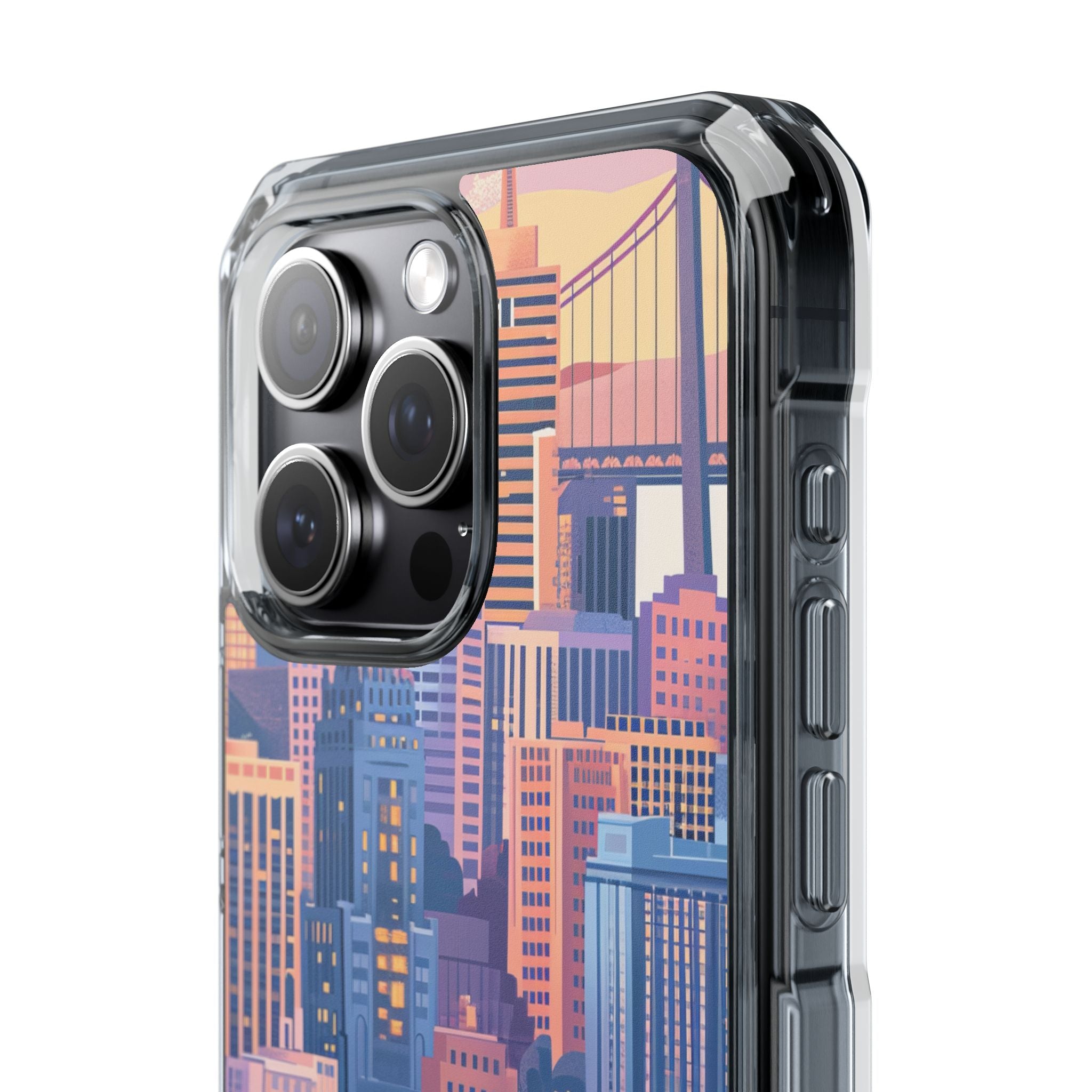 Urban Energy - Clear Impact iPhone 15 Phone Case