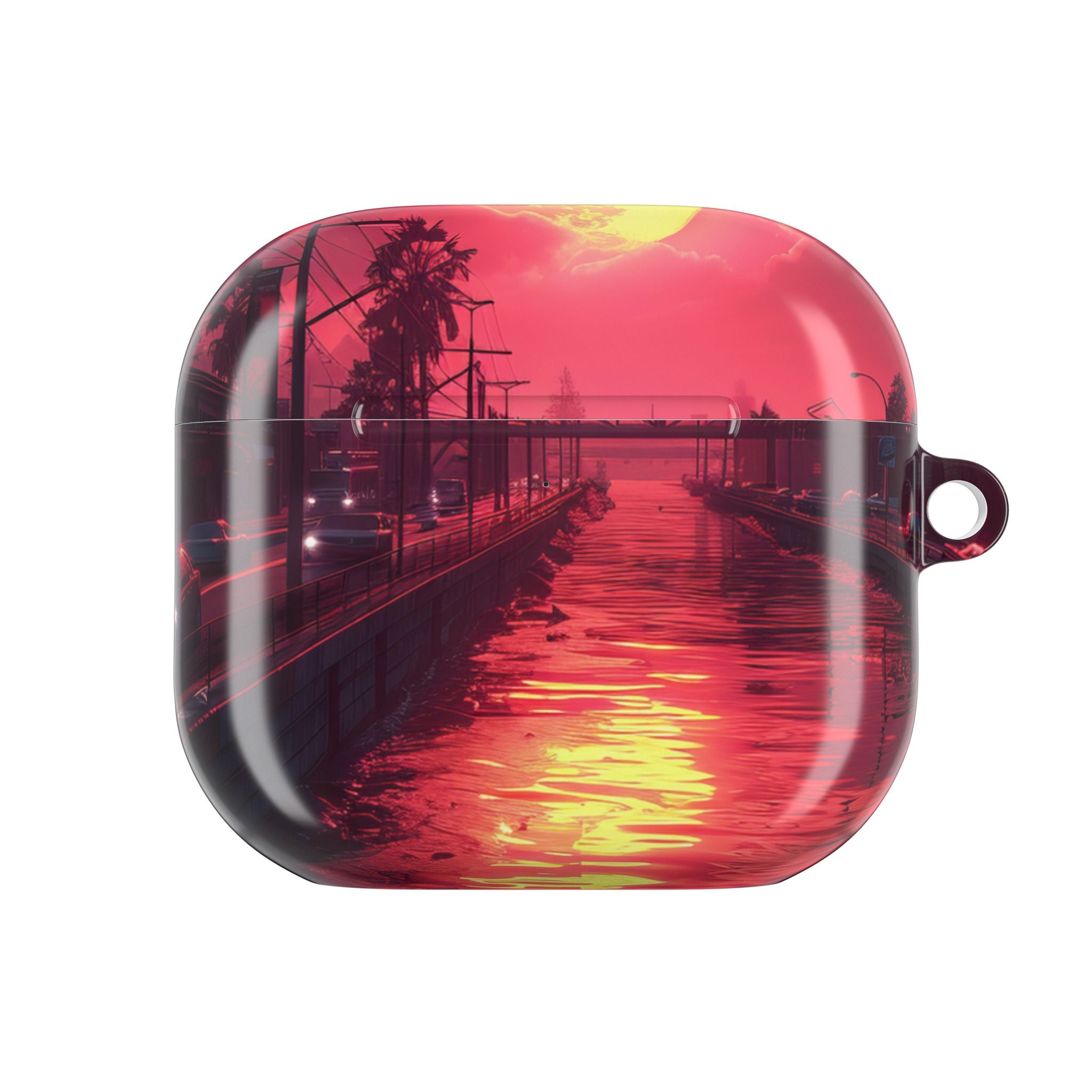 Gul Måne Refleksion - AirPods Cover