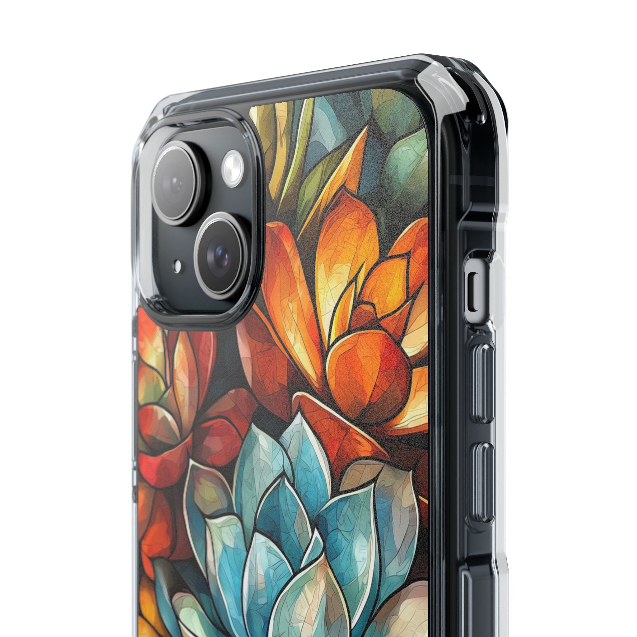 Vibrant Succulent Garden iPhone Case - Impact