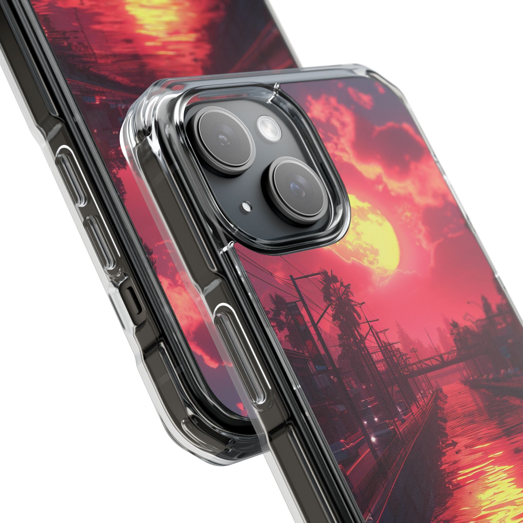 Moonlit Canal Glow iPhone 15 Case - Impact