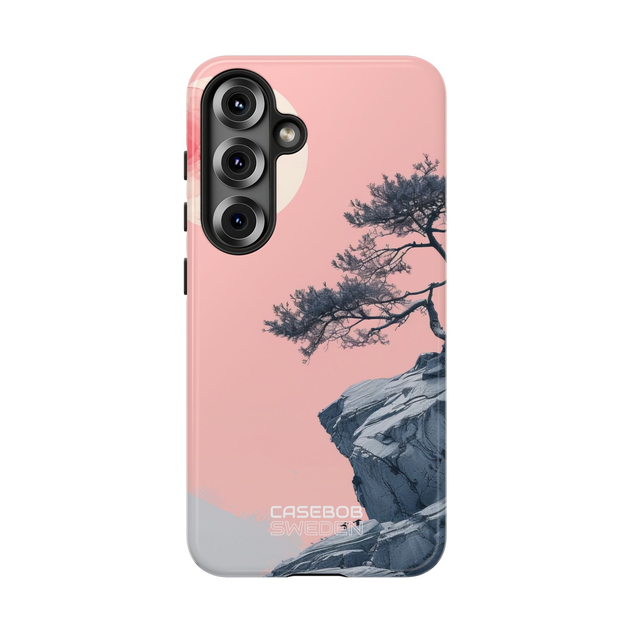 Solitudine sulla scogliera rosa Samsung S25 - Tough