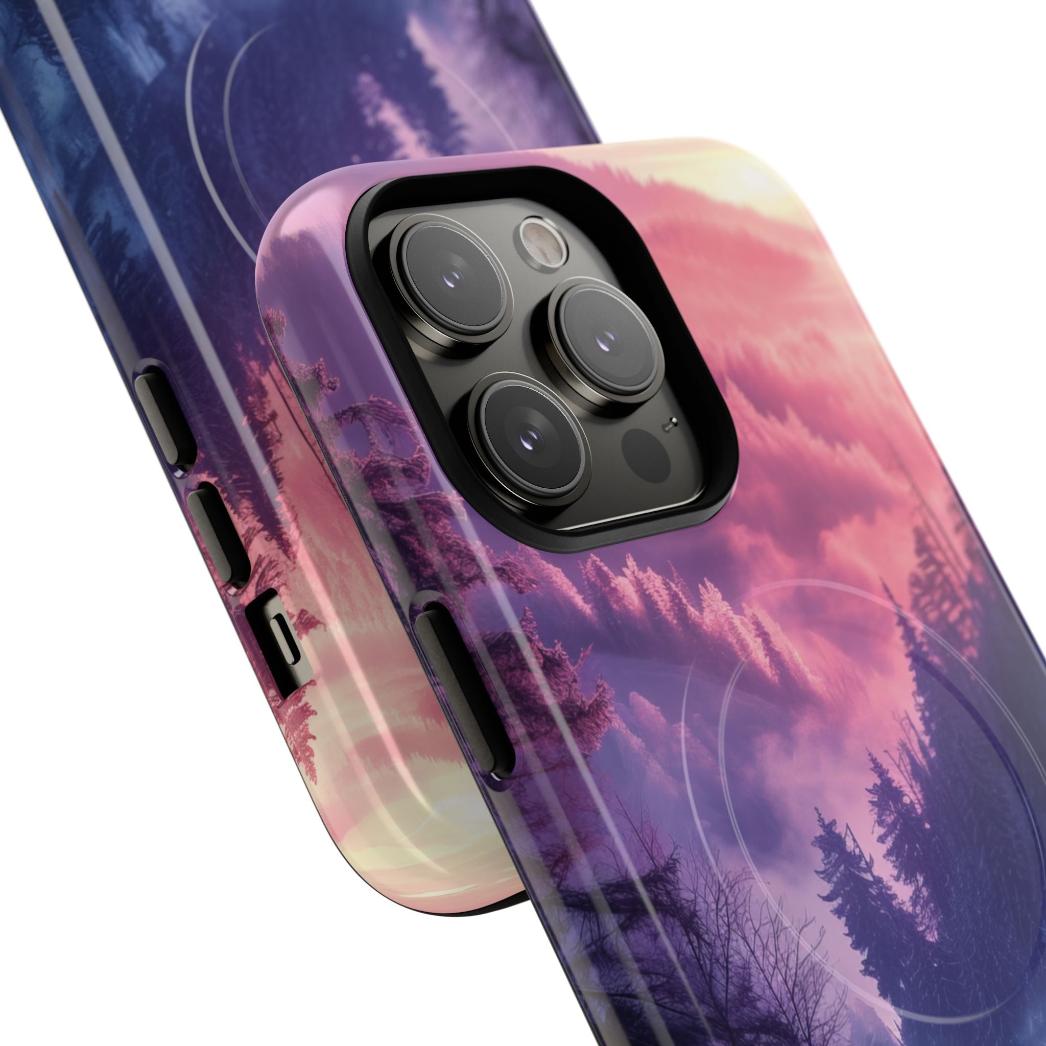 Misty Forest Serenity - Tough + MagSafe® iPhone 14 Phone Case