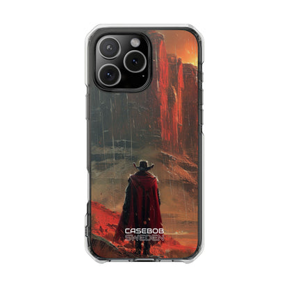 Fiery Wanderer Landschap iPhone 16 - Impact Clear+