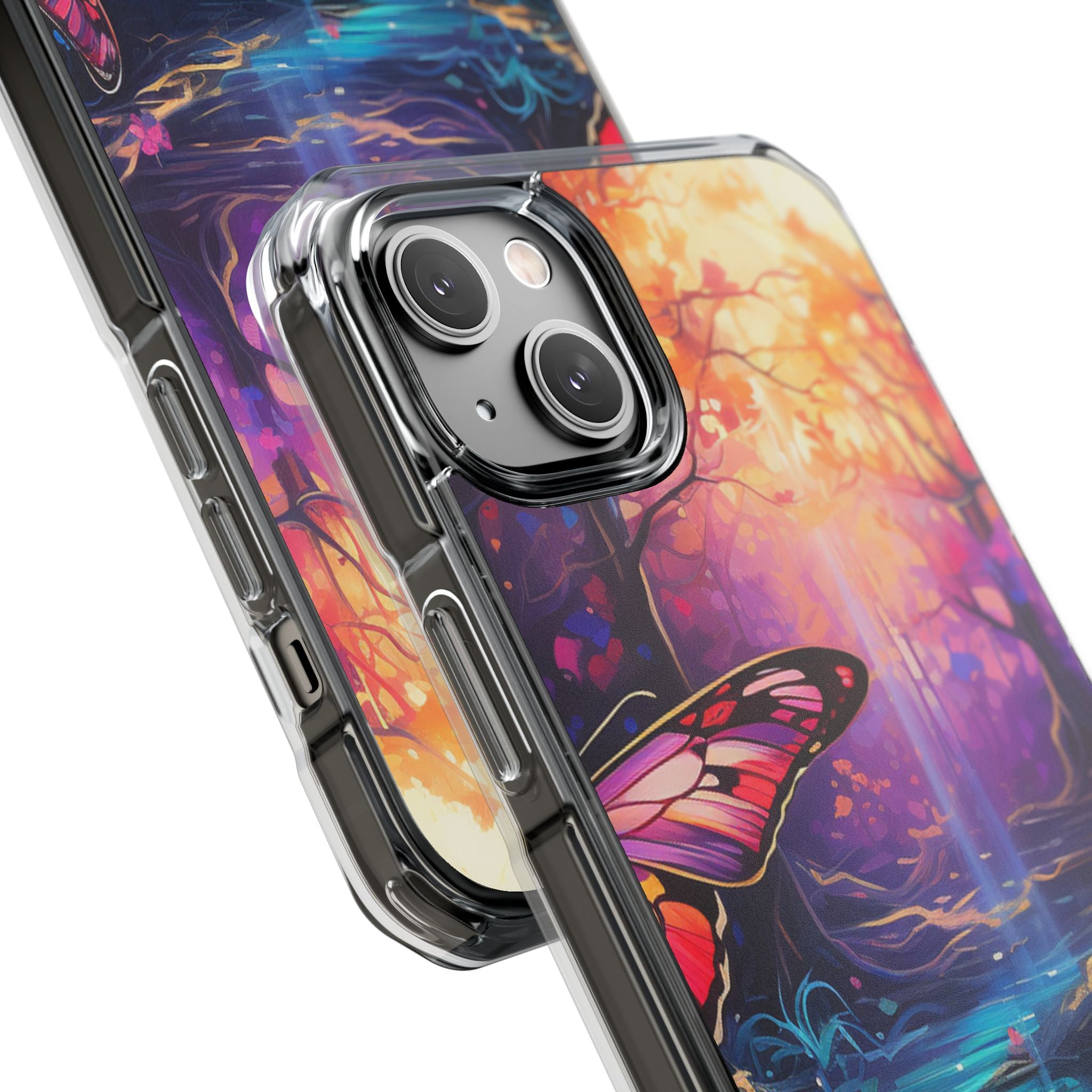 Enchanted Butterfly Forest iPhone Case - Impact