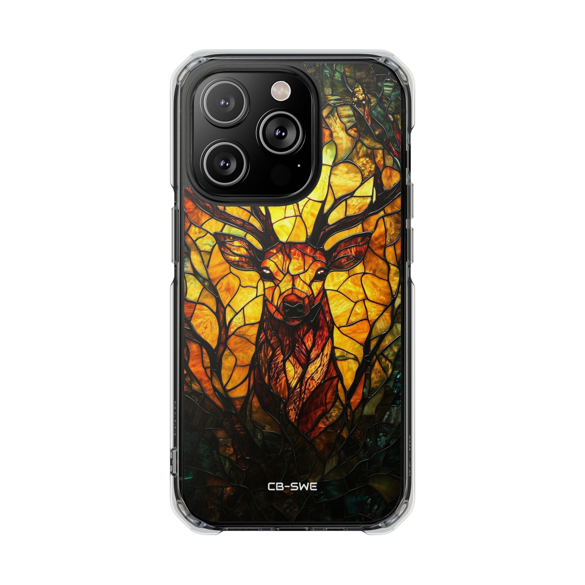 Glowing Stag Emerges iPhone Case - Impact