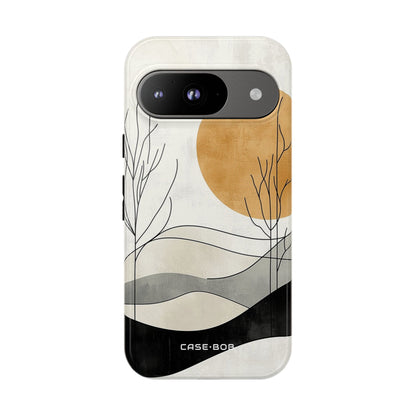 Orange Halo Google Pixel 9 Case - Tough