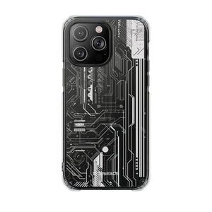 Circuitry Aesthetics - Handyhülle für iPhone (Clear Impact - Magnetisch) 