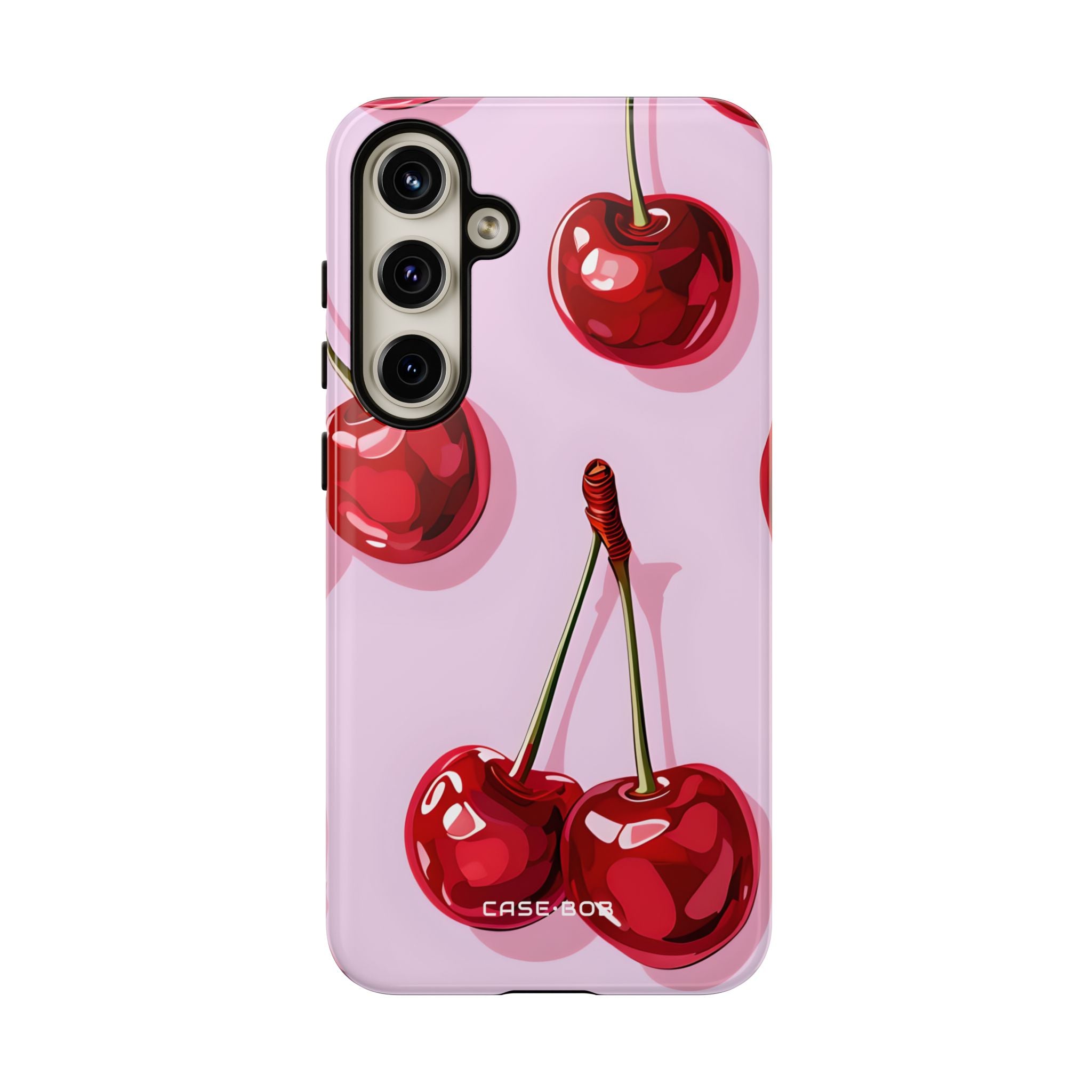 Glossy Cherry Burst Samsung S24 Plus Case - Tough
