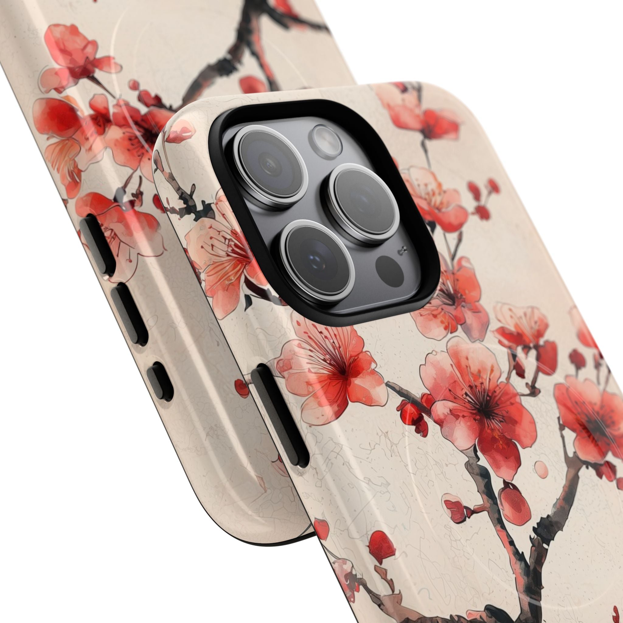 Blossom Shadow iPhone 15 Pro Max Case - Tough+