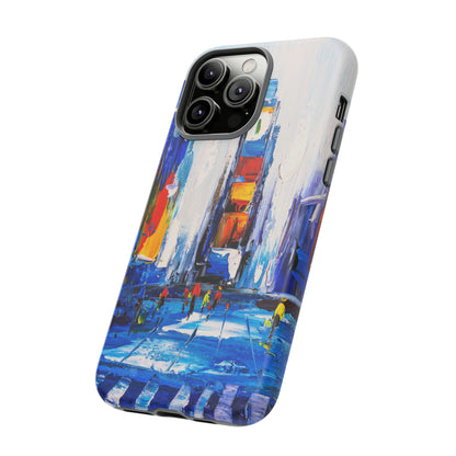 Oil Painting - City View of New York - Protective Phone Case