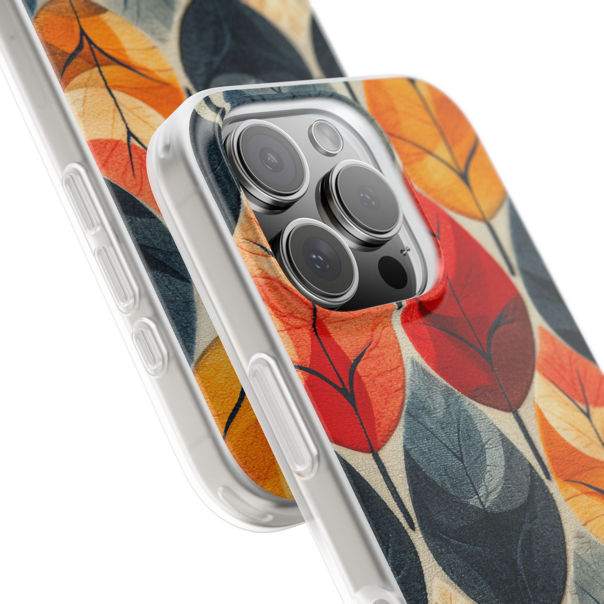 Autumn Leaf Design - Flexi iPhone 16 Phone Case