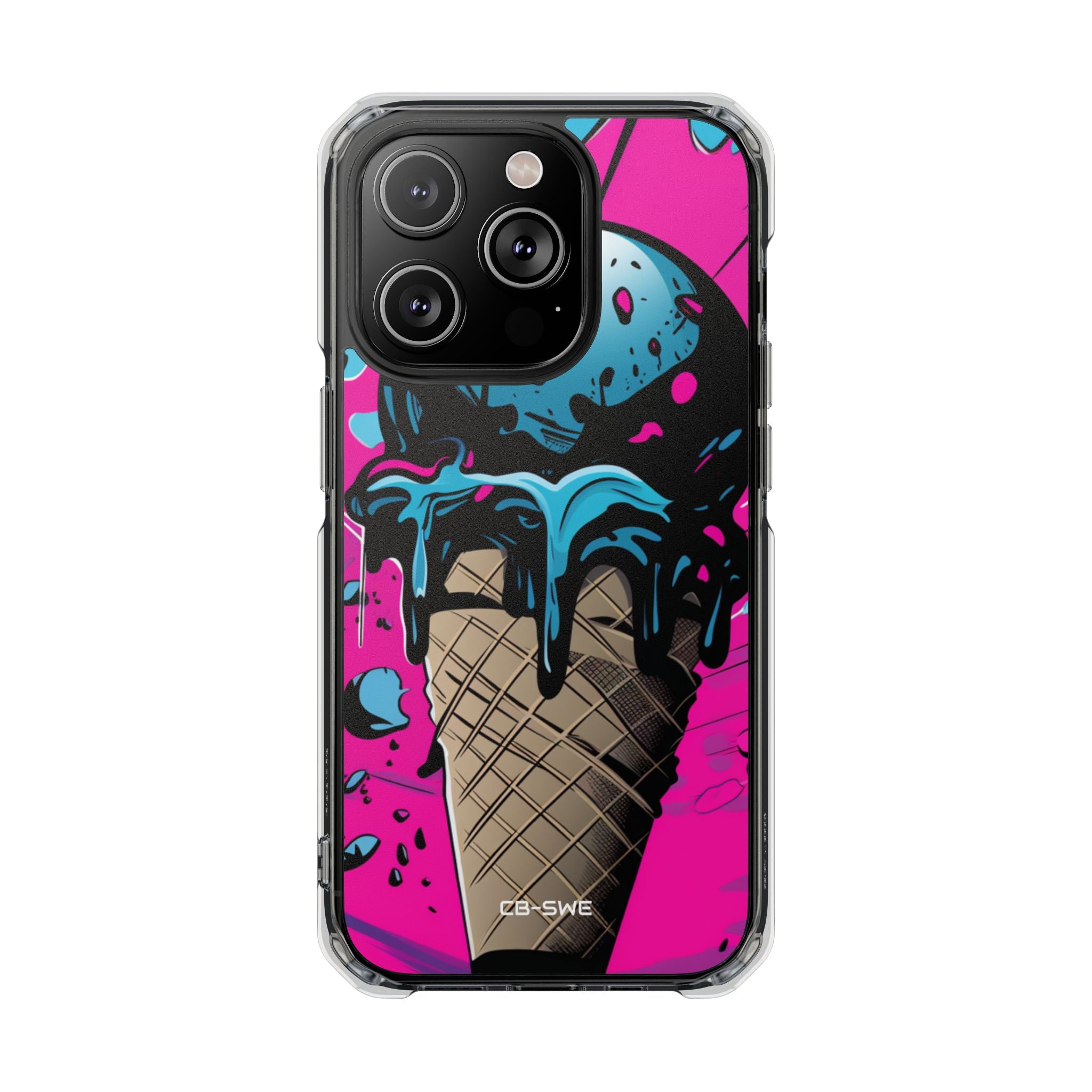 Vibrant Ice Cream Splash iPhone Case - Impact